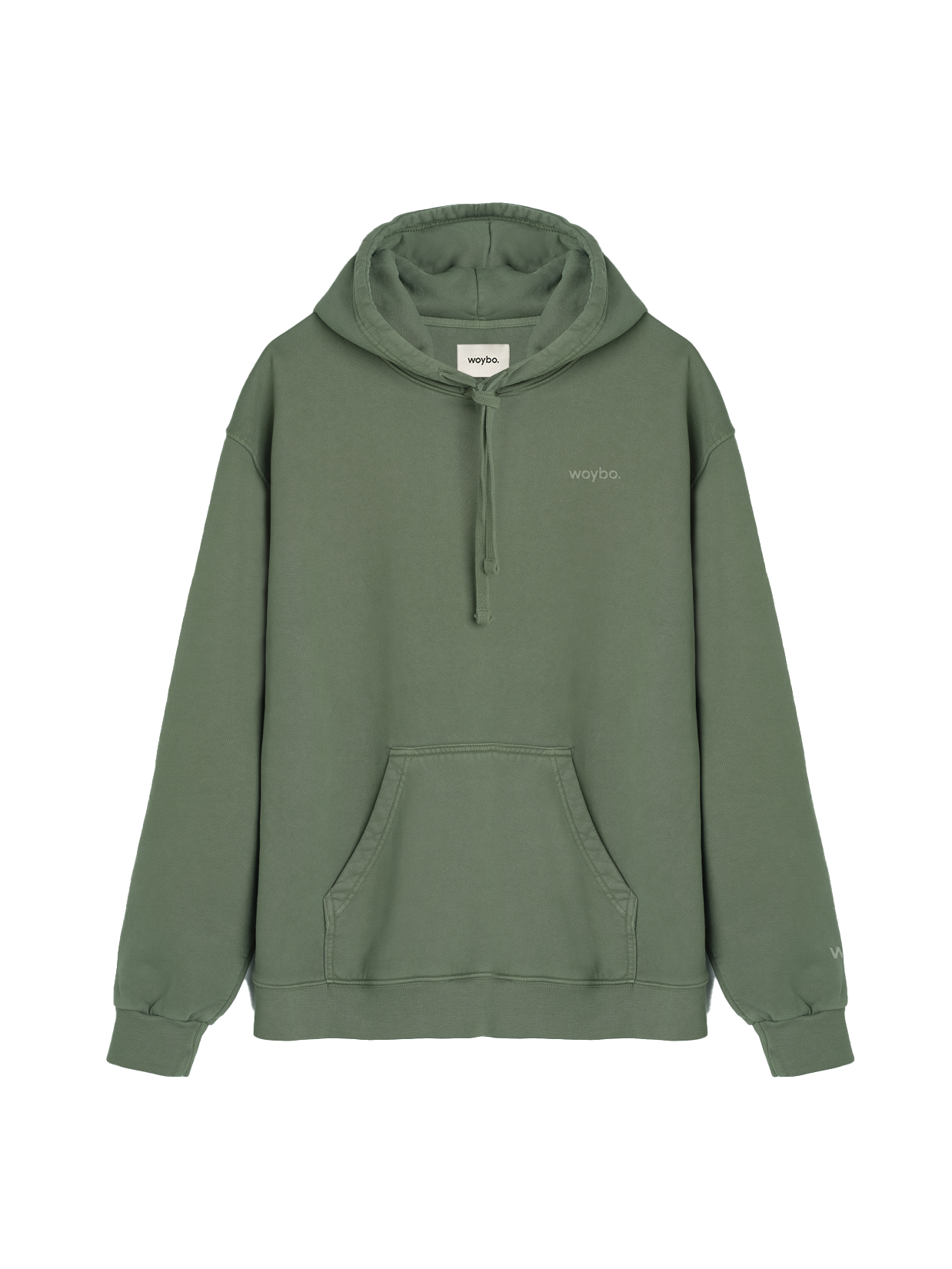 Premium - Hoodie - Moos - Unbrushed