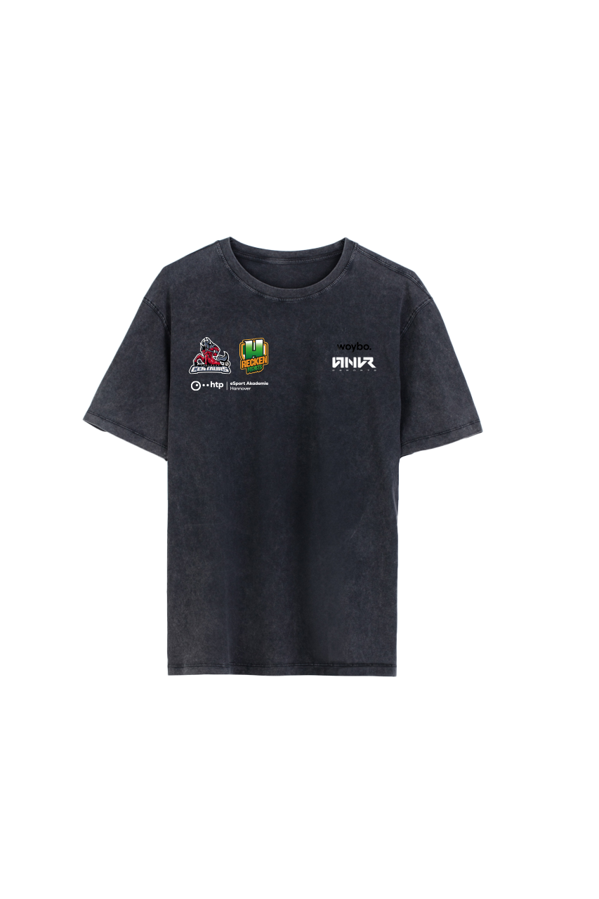 woybo x HNVR Esports - Tee - Charcoal Grey