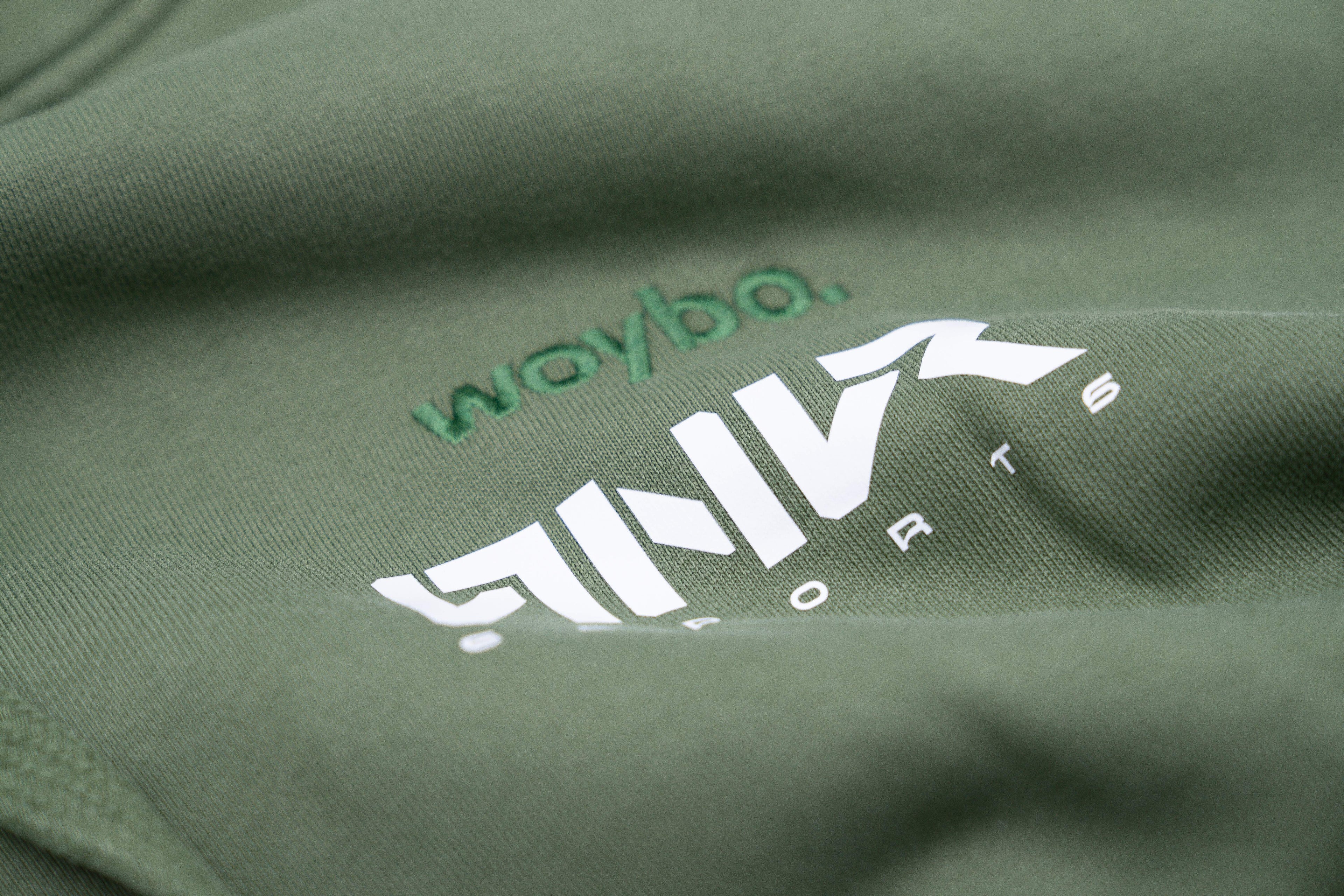 woybo x HNVR Esports Hoodie - Moos - Brushed